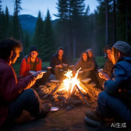 荒野选手惬意生活