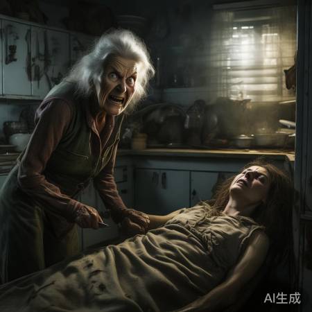 老太因柴火纠纷杀邻藏尸