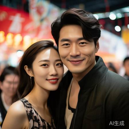 岳云鹏夫妇甜蜜亮相