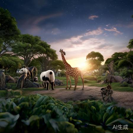 东京上野动物园,珍稀动物栖息地