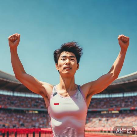 吴艳妮100米栏夺银，突破极限