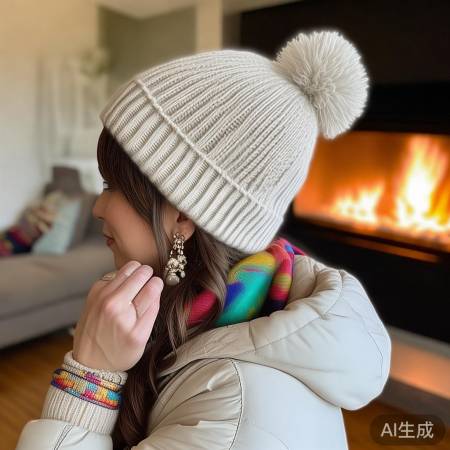 室内戴帽保暖，室外拉帽时尚