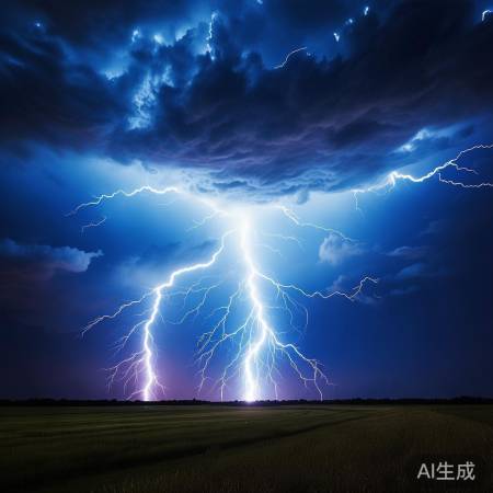 夏日闪电神秘瞬息