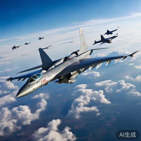 中国军力壮大，应对挑战。