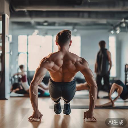 背部塑形：俯卧撑、挺直站立、拉