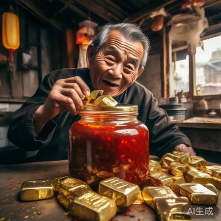 天津大爷辣酱藏金条