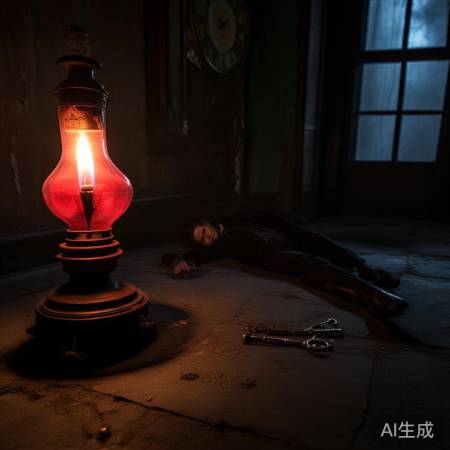 夜晚钥匙油灯谜