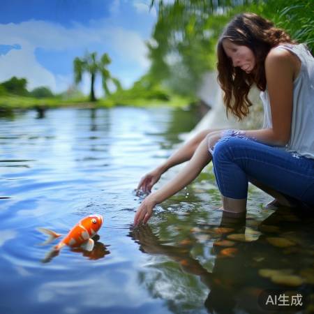 女子寻鱼塘慰藉，意外发生