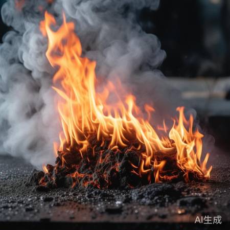 发泡胶燃烧助燃，烟毒蔓延