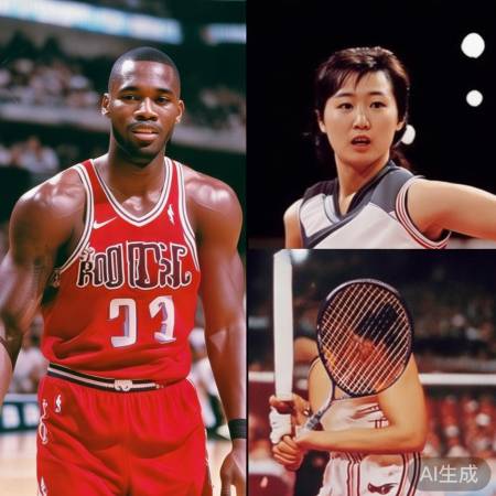 姚邓同框，体坛盛事