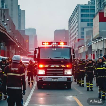 深圳莲塘口岸消防集结