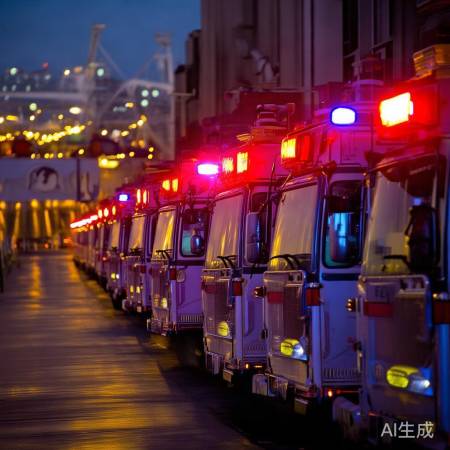 消防车队守护城市安全