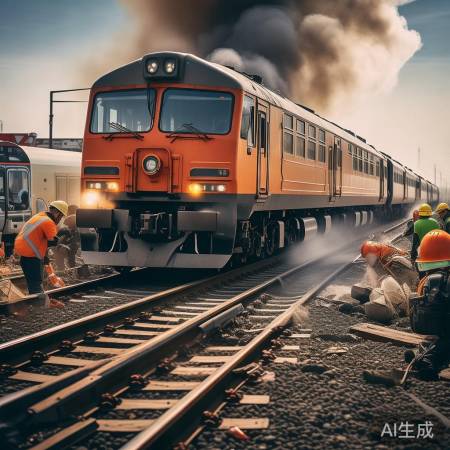 “列车事故通报,安全警钟长鸣”