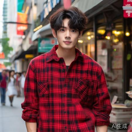 白敬亭红秋衣惊艳亮相