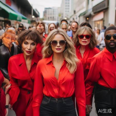 明星红秋衣引热议