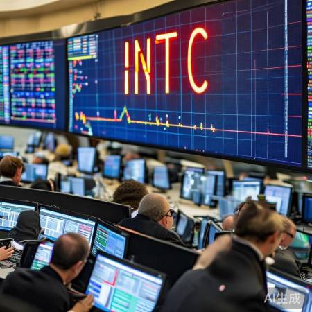 英特尔股价暴涨10%
