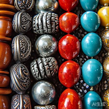 多材质珠子打造视觉盛宴