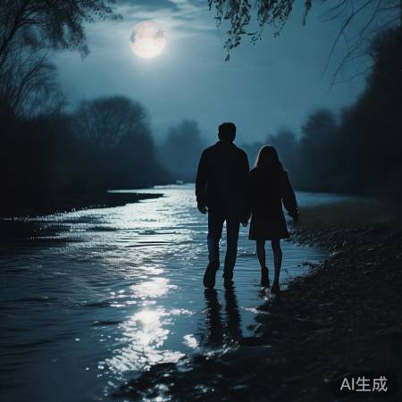 离异夫妻河畔永别