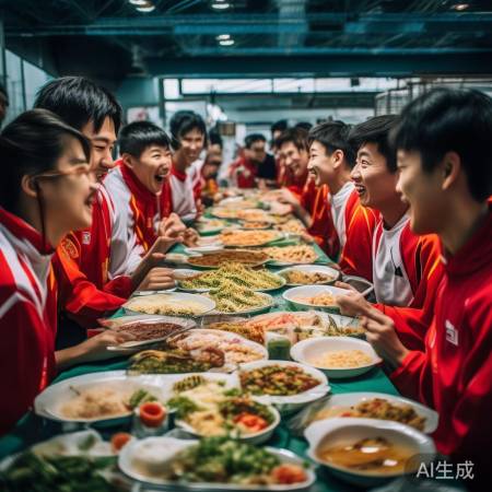 国乒晚宴展风采