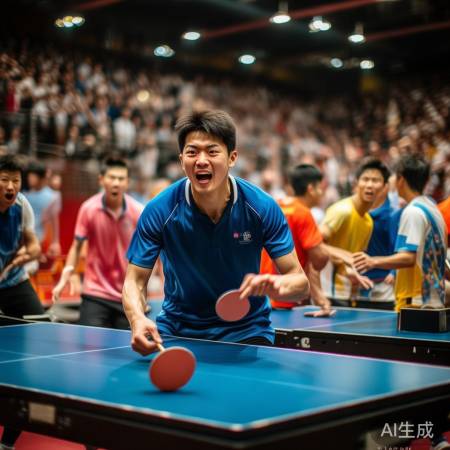 乒坛好手,默契队友