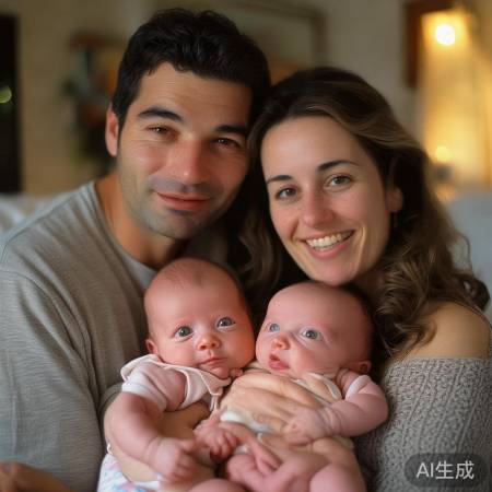 玛丽亚喜得双胞胎