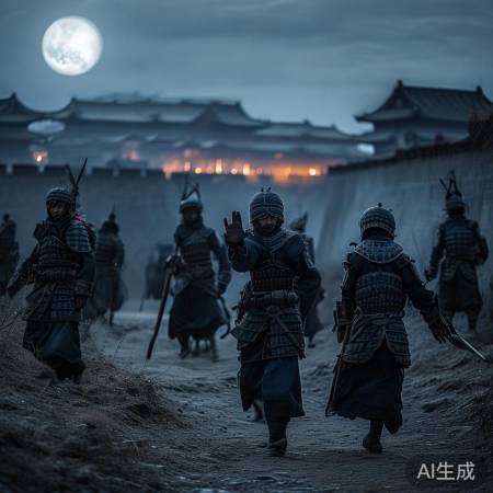 金蝉脱壳，诱敌反击