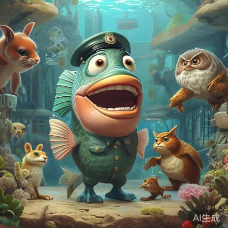 鱼警长：社交高手，笑料百出