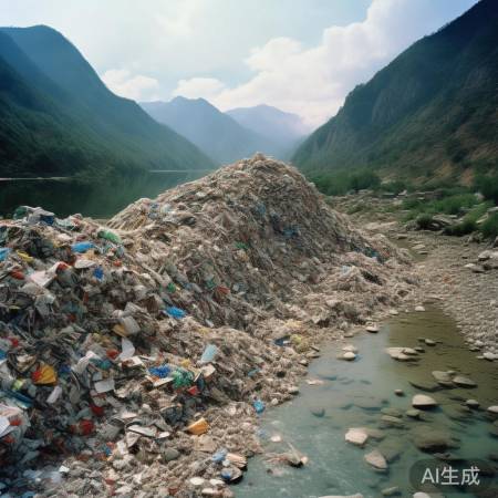 “云南山谷垃圾山，疤痕触目惊心