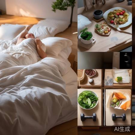 充足深度睡眠，健康生活习惯，及