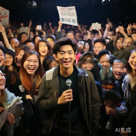 王一博粉丝热情支持