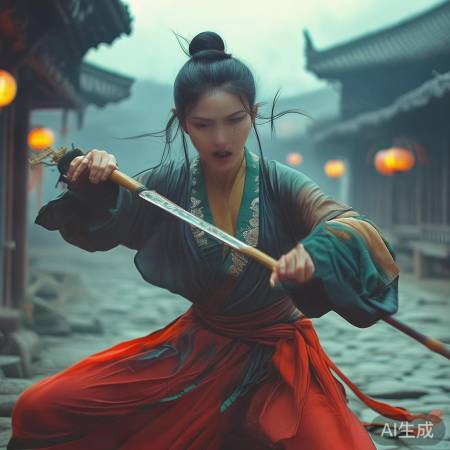 迪丽热巴武侠打戏精彩