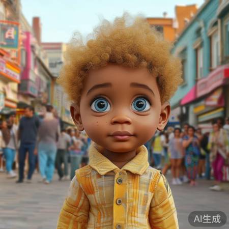 混血天使，时尚封面宝宝