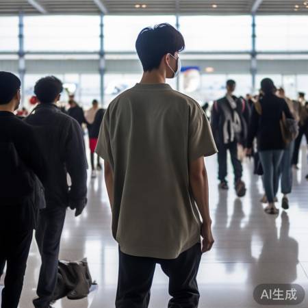 易烊千玺低调出行，注重隐私