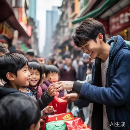 刘耀文重庆公益活动，暖心加分