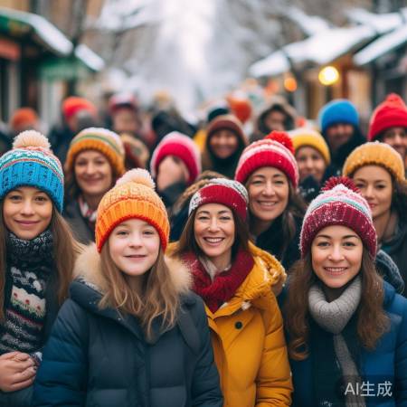 冬季戴帽，温暖又时尚