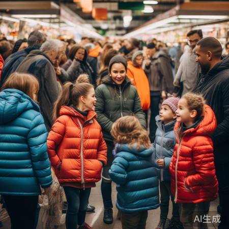 羽绒服选购热闹非凡