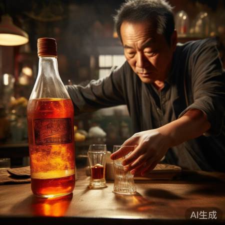 “劲酒养生,适量饮用”