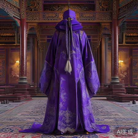 宫廷服饰色彩斑斓