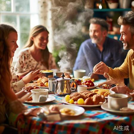 共享早餐，幸福满溢