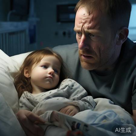 男子崩溃，女儿病重