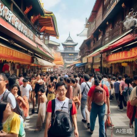 中国游客成旅游热点