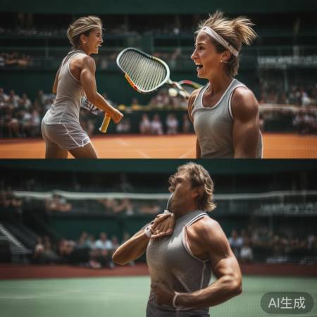 孙颖莎夺冠,林诗栋拥抱庆祝