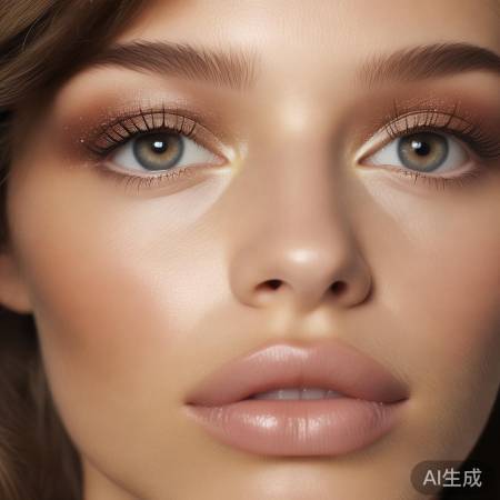 眼妆不宜过重，大地色系自然美