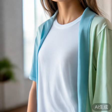 达人内搭：清新鲜艳T恤