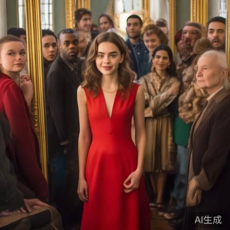 网友争议赵丽颖红衣造型