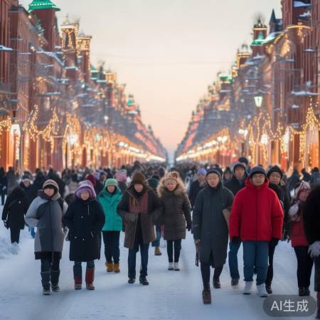 哈尔滨中央大街供暖启动