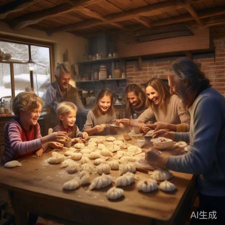 传承饮食文化，包饺子增亲情