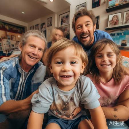 明星家庭温馨分享