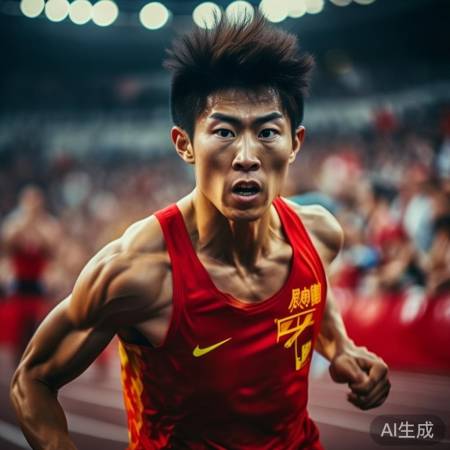 体育健儿拼搏精神