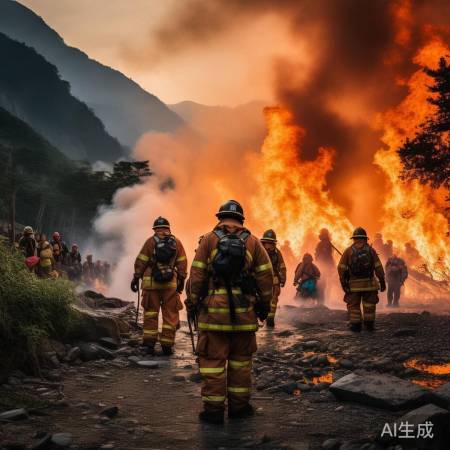 小火引发游客担忧，消防扑灭保安